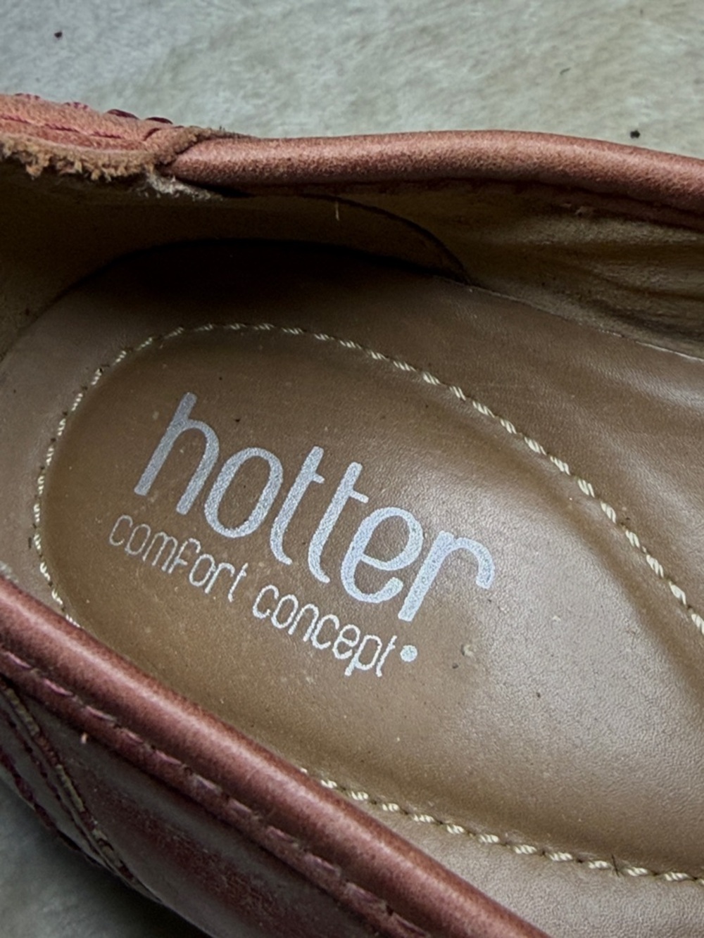hotter Dusty Rose Leather Mary Jane Flats - Picture 10 of 10